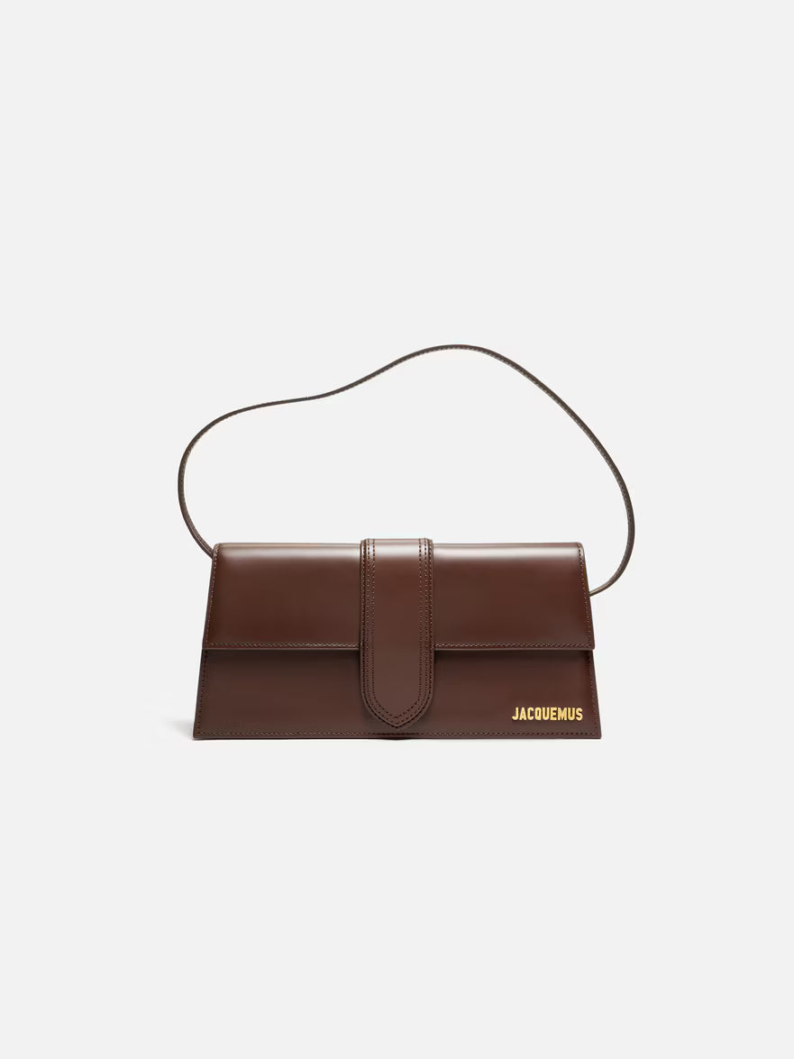 Jacquemus Le Bambino Long Shoulder Dark Brown - View 1