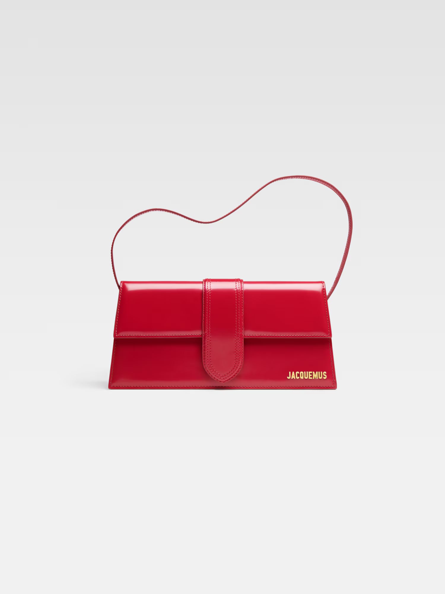 Jacquemus Le Bambino Long Shoulder Lucid Red Gold - View 1