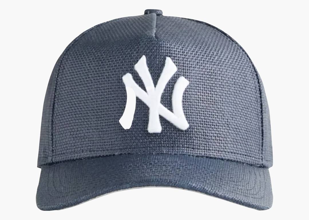 KITH X THE NEW YORK YANKEES RAFFIA 9FORTY A-FRAME SNAPBACK NOCTURNAL - View 1