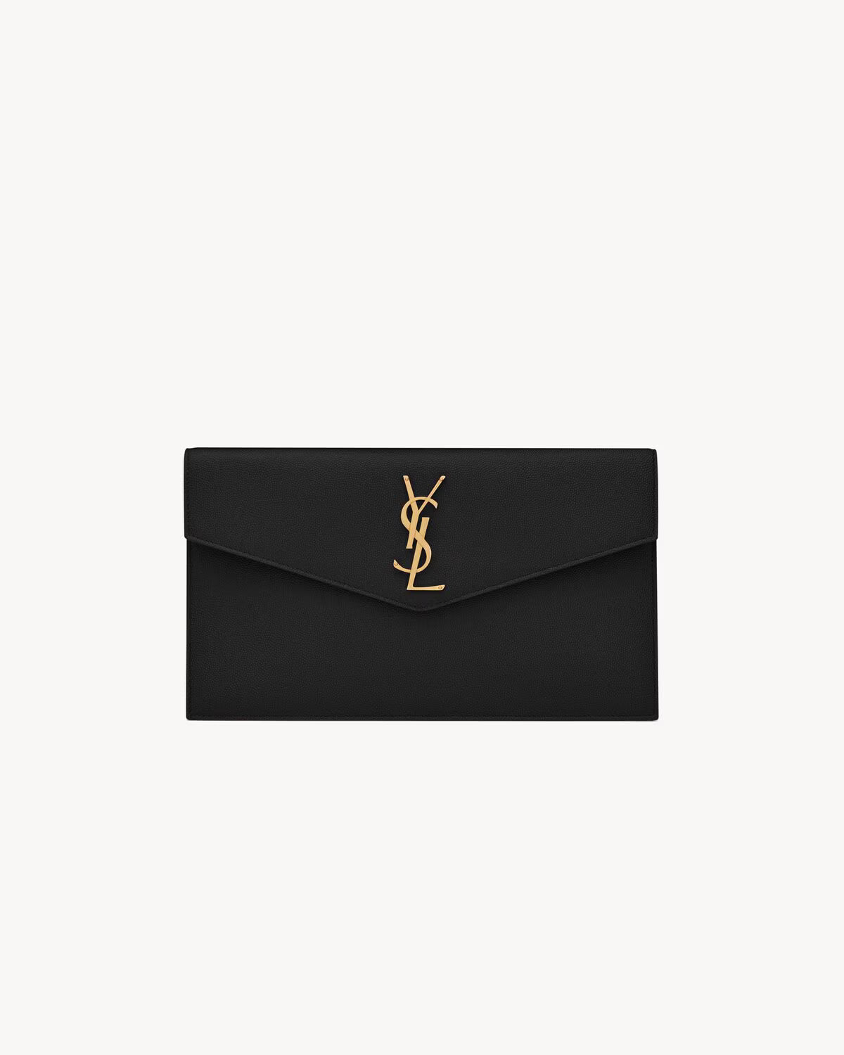 Saint Laurent Pochette Uptown Grain de Poudre Embossed Leather - View 1