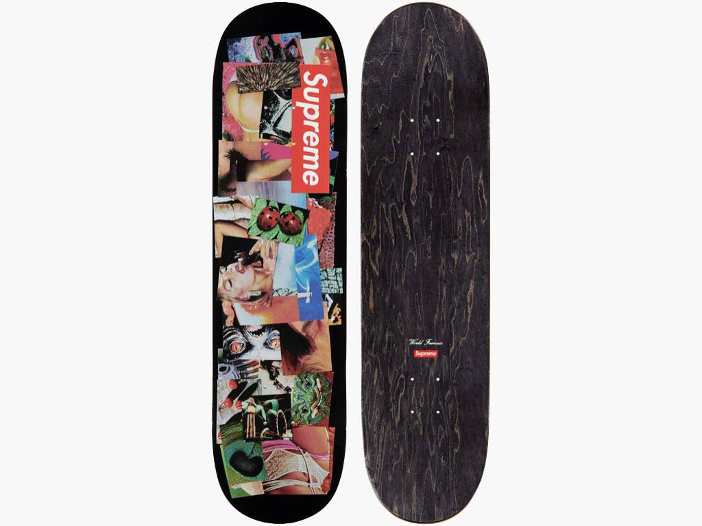 SUPREME STACK SKATEBOARD BLACK - View 1