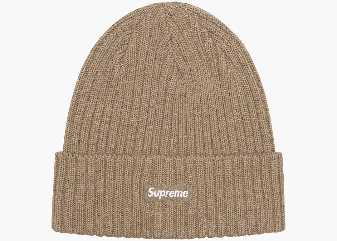 SUPREME OVERDYED BEANIE (SS23) TAUPE - View 1