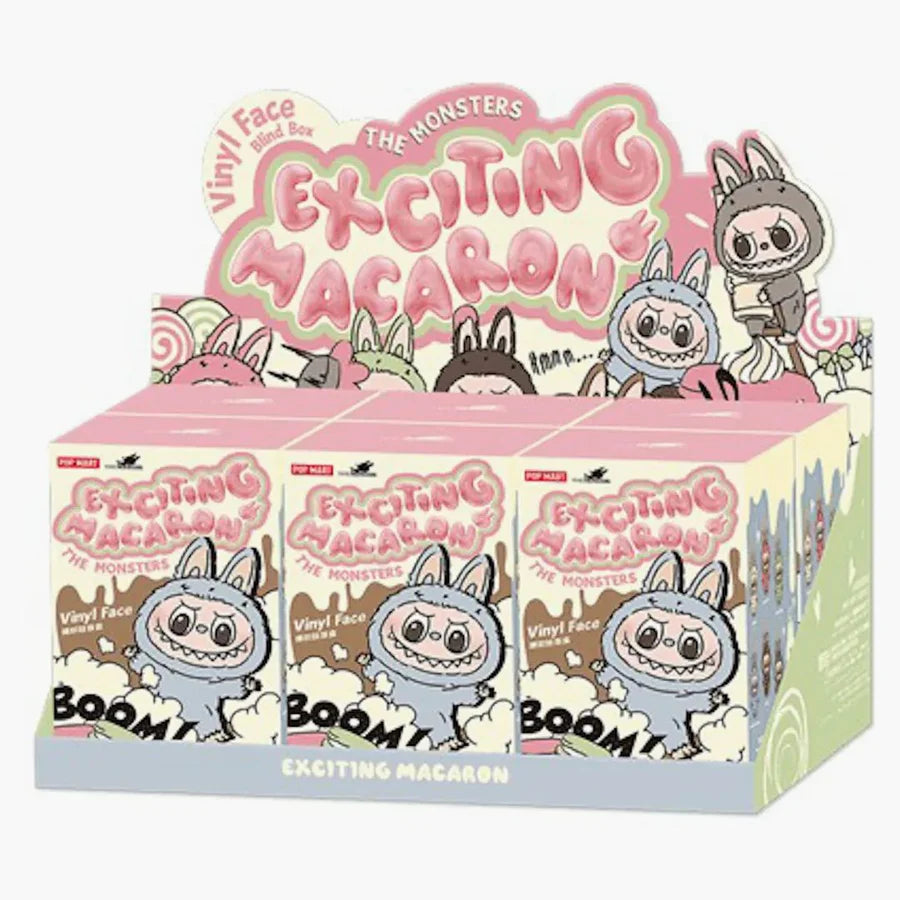 POP MART THE MONSTERS LABUBU TASTY MACARONS VINYL FACE BLIND BOX WHOLE SET (6 BLIND BOXES) - View 1
