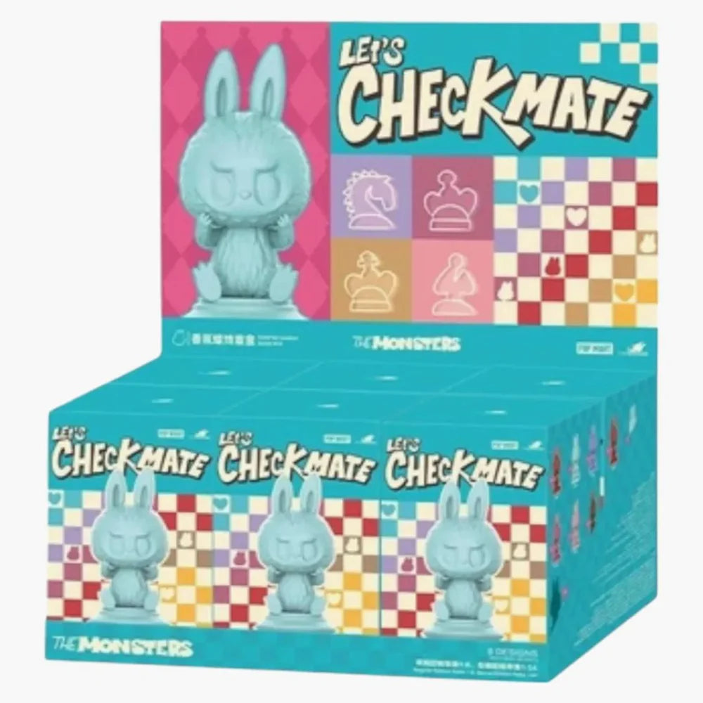 POP MART LABUBU THE MONSTERS LET'S CHECKMATE SERIES SCENTED CANDLE SEALED CASE (6 BLIND BOX) - View 1