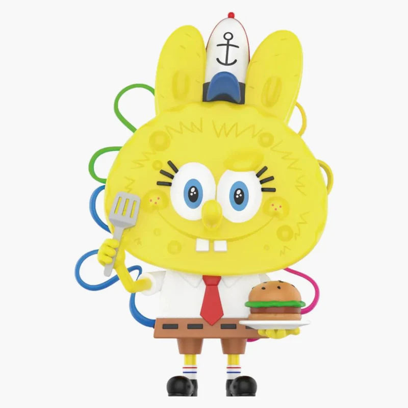 POPMART LABUBU THE MONSTERS SPONGEBOB SERIES CHAMPION CHEF FIGURE - View 1