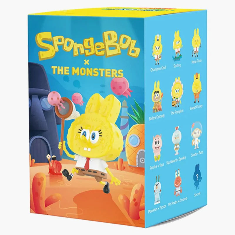 POP MART LABUBU THE MONSTERS SPONGEBOB SERIES FIGURE SINGLE BLIND BOX - View 1