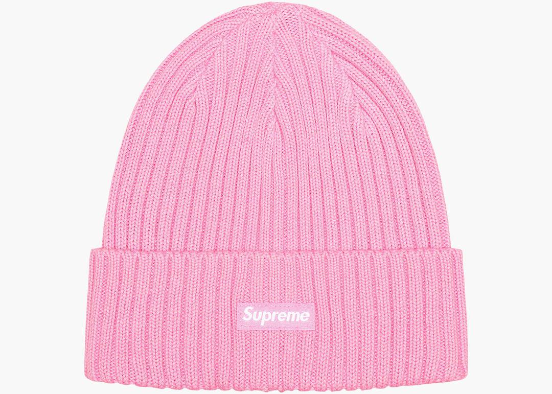 SUPREME OVERDYED BEANIE (2023) PINK - View 1