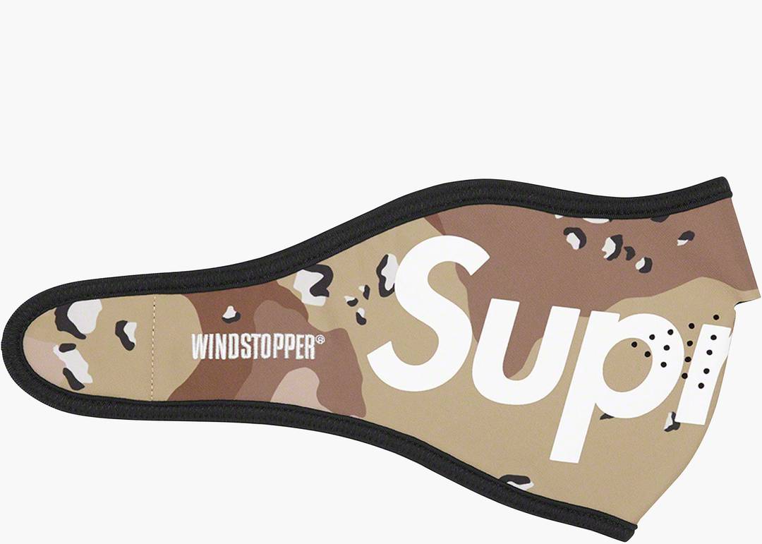 SUPREME WINDSTOPPER FACEMASK CHOCOLATE CHIP CAMO - View 1