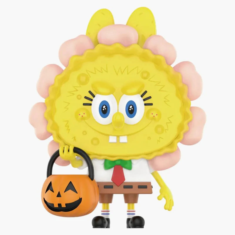 POP MART LABUBU THE MONSTERS SPONGEBOB SERIES THE PUMPKIN FIGURE - View 1