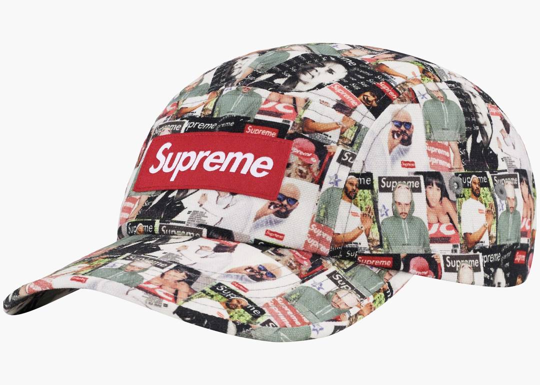 SUPREME MAGAZINE CAMP CAP MULTICOLOR - View 1