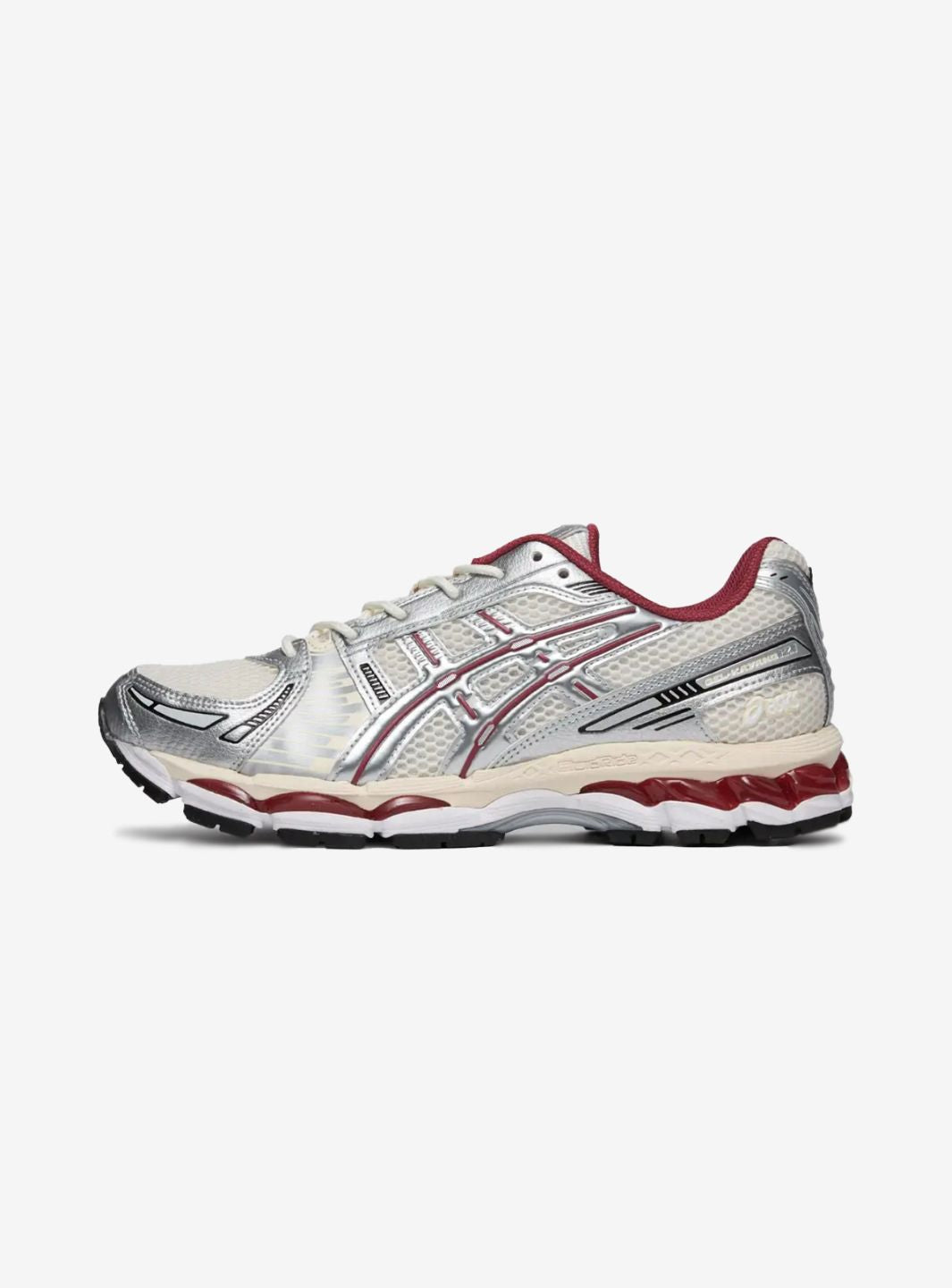 ASICS GEL-KAYANO 12.1 SILVER BURGUNDY - View 1