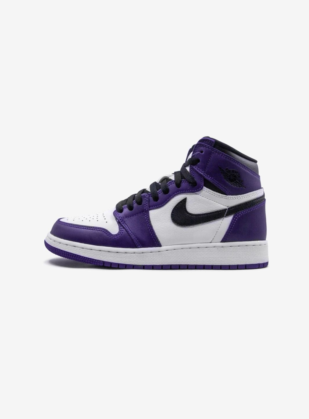 AIR JORDAN 1 RETRO HIGH COURT PURPLE WHITE (GS) - View 1