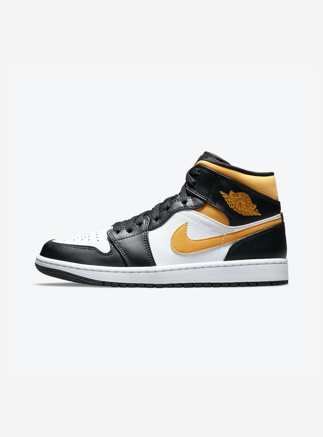 AIR JORDAN 1 MID WHITE POLLEN BLACK - View 1