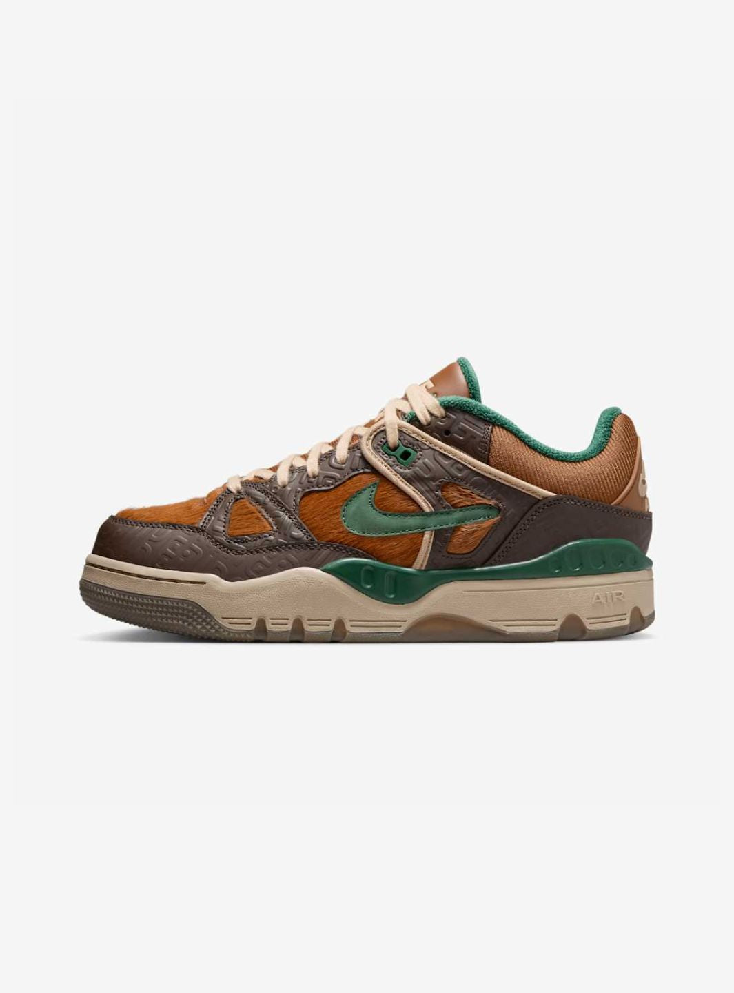 NIKE AIR FORCE 3 LOW SP NIGO BAROQUE BROWN - View 1