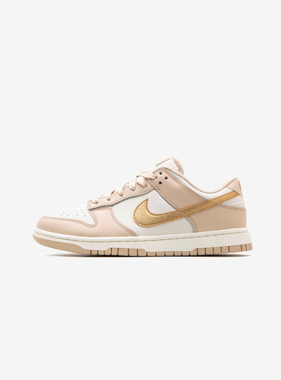 NIKE DUNK LOW PHANTOM METALLIC GOLD (W) - View 1
