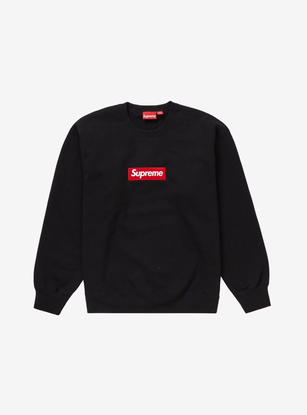 SUPREME BOX LOGO CREWNECK BLACK (FW22) - View 1
