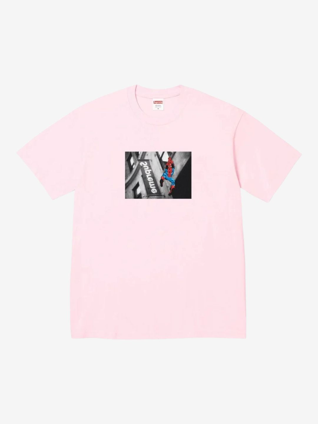 SUPREME SPIDER-MAN T-SHIRT LIGHT PINK - View 1