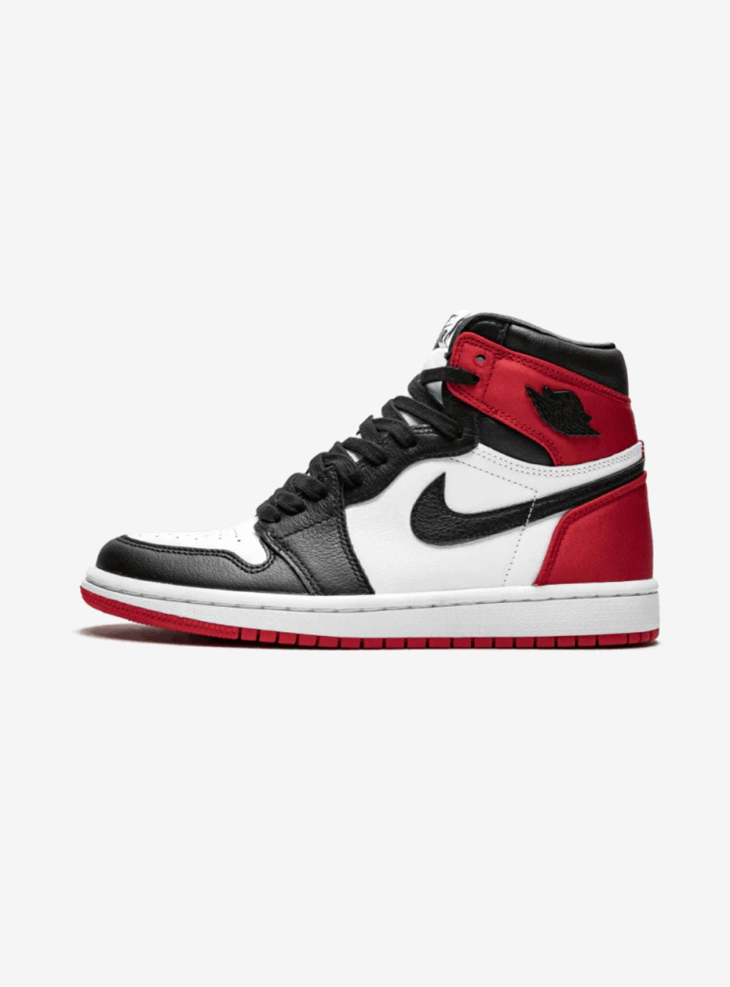 AIR JORDAN 1 RETRO HIGH SATIN BLACK TOE - View 1