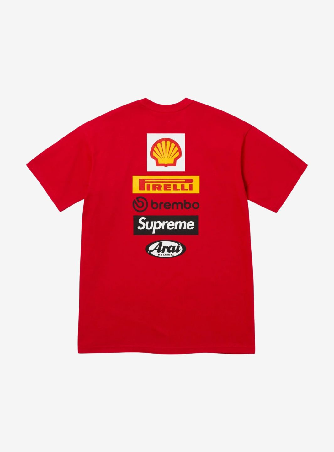 SUPREME DUCATI LOGO T-SHIRT RED - View 1