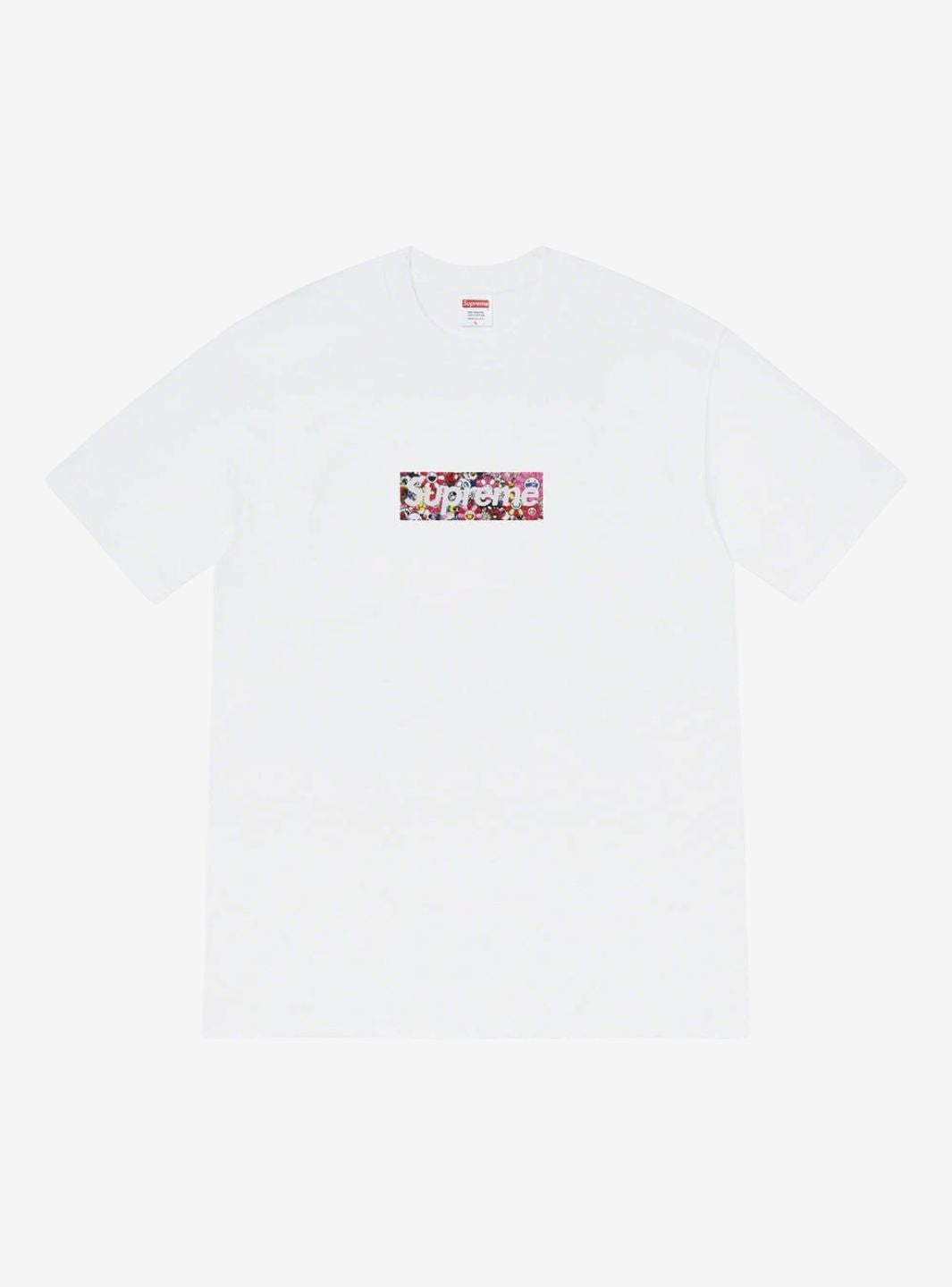 SUPREME TAKASHI MURAKAMI COVID-19 RELIEF BOX LOGO T-SHIRT WHITE - View 1