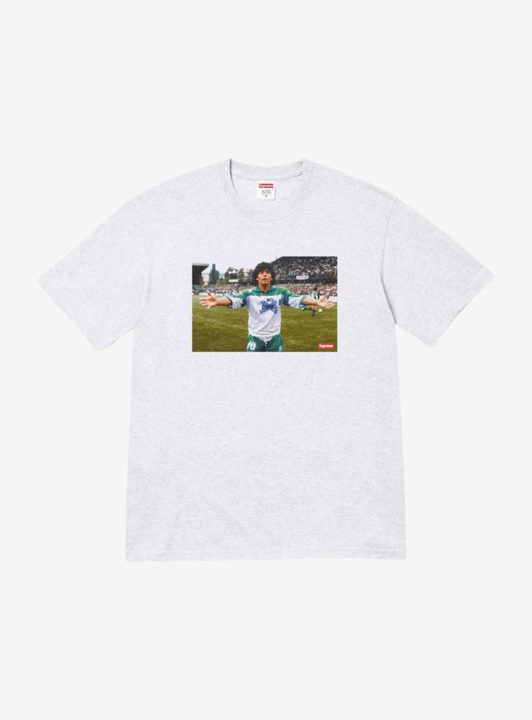SUPREME MARADONA T-SHIRT GREY - View 1