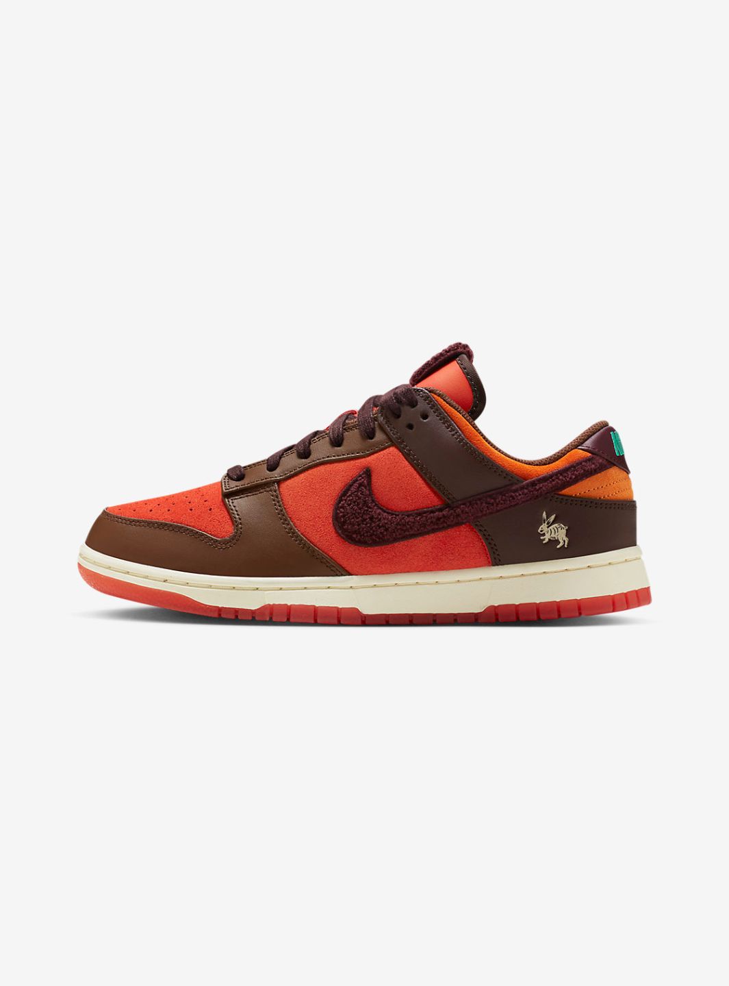 NIKE DUNK LOW RETRO PRM YEAR OF THE RABBIT LIGHT CRIMSON (2023) - View 1