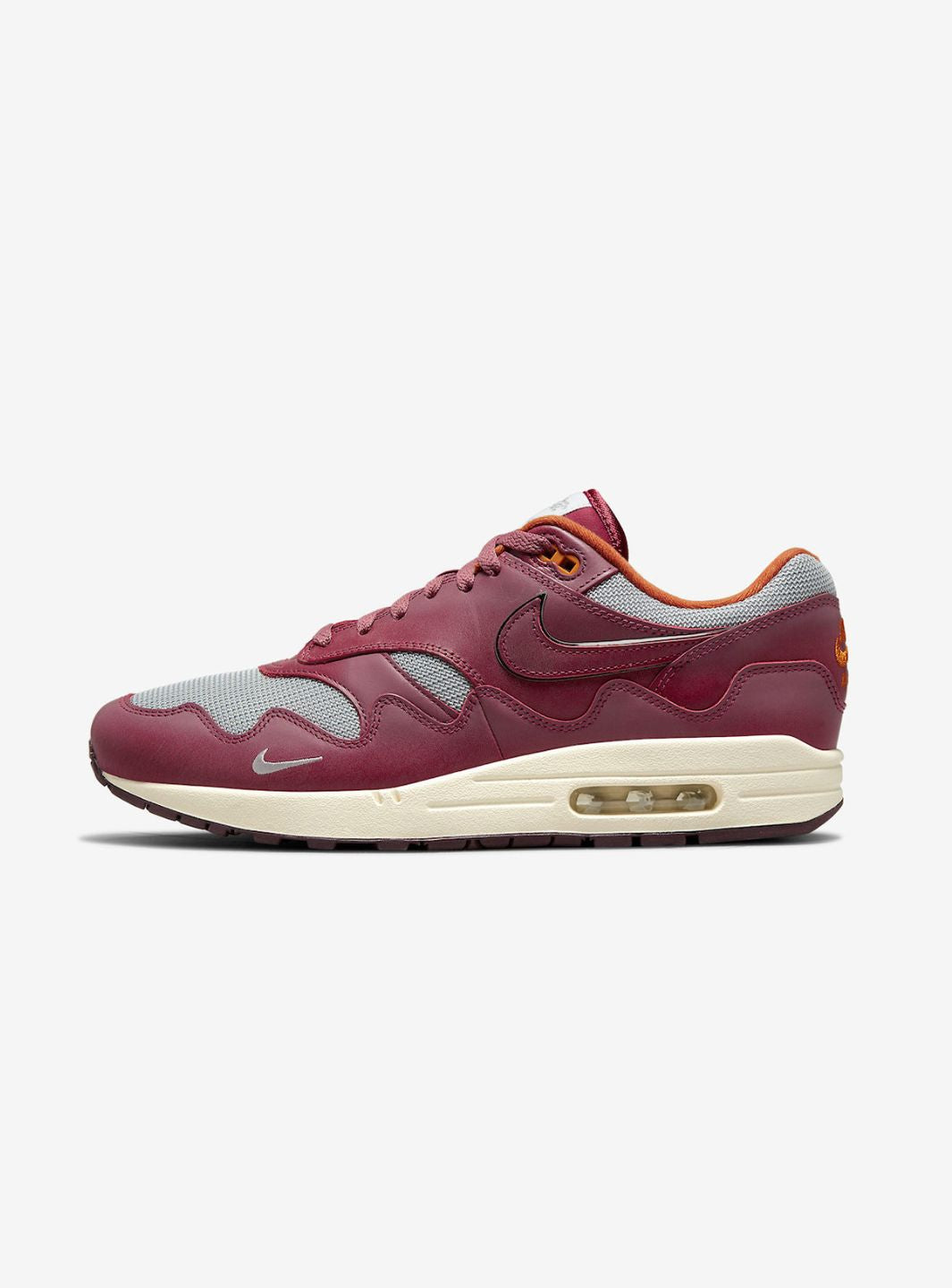 NIKE AIR MAX 1 PATTA WAVES RUSH MAROON - View 1
