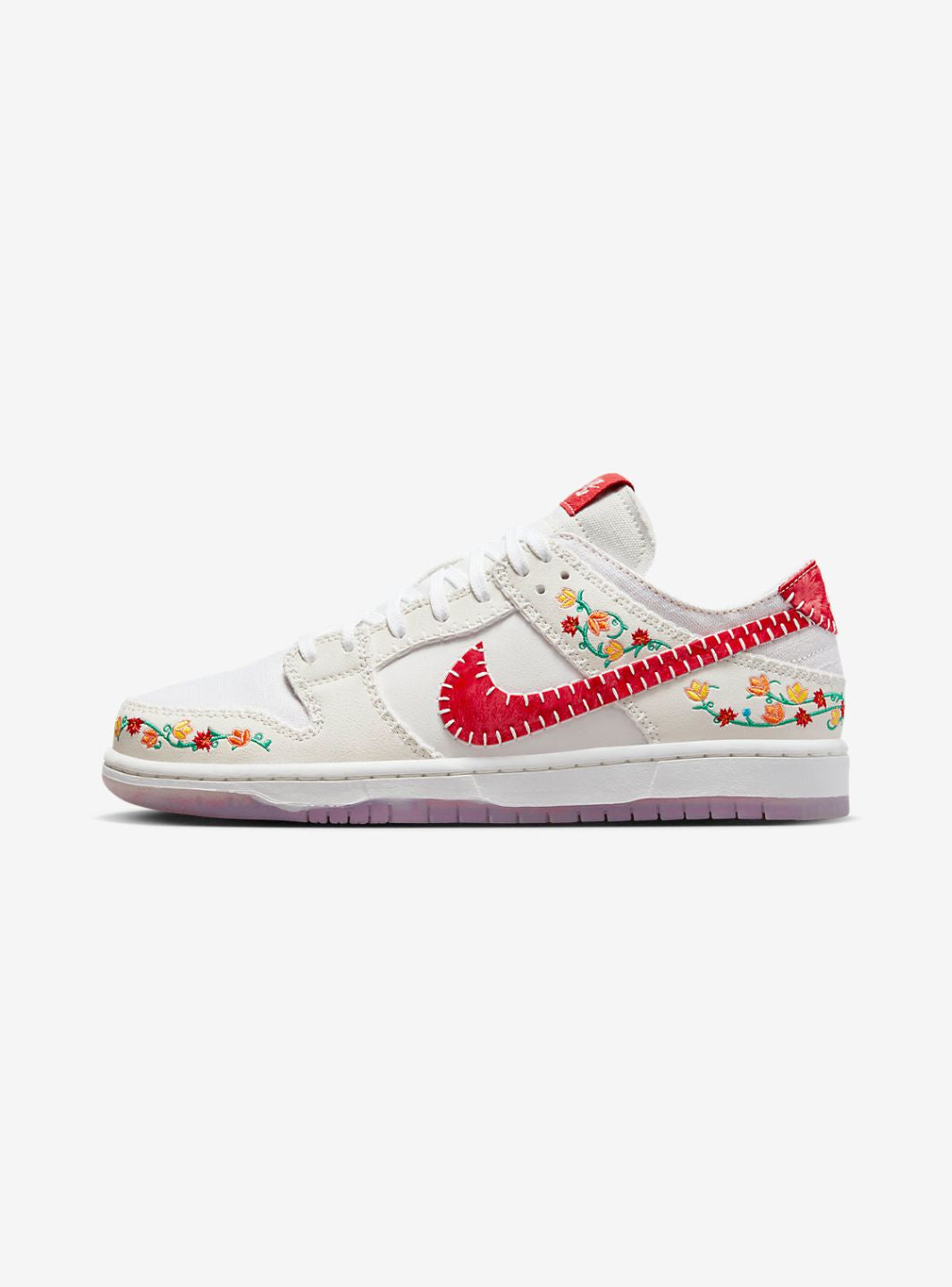 NIKE SB DUNK LOW DECON N7 OPTI YELLOW UNIVERSITY RED - View 1