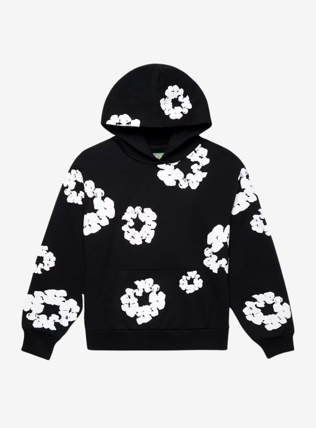 DENIM TEARS THE COTTON WREATH SWEATSHIRT BLACK - View 1