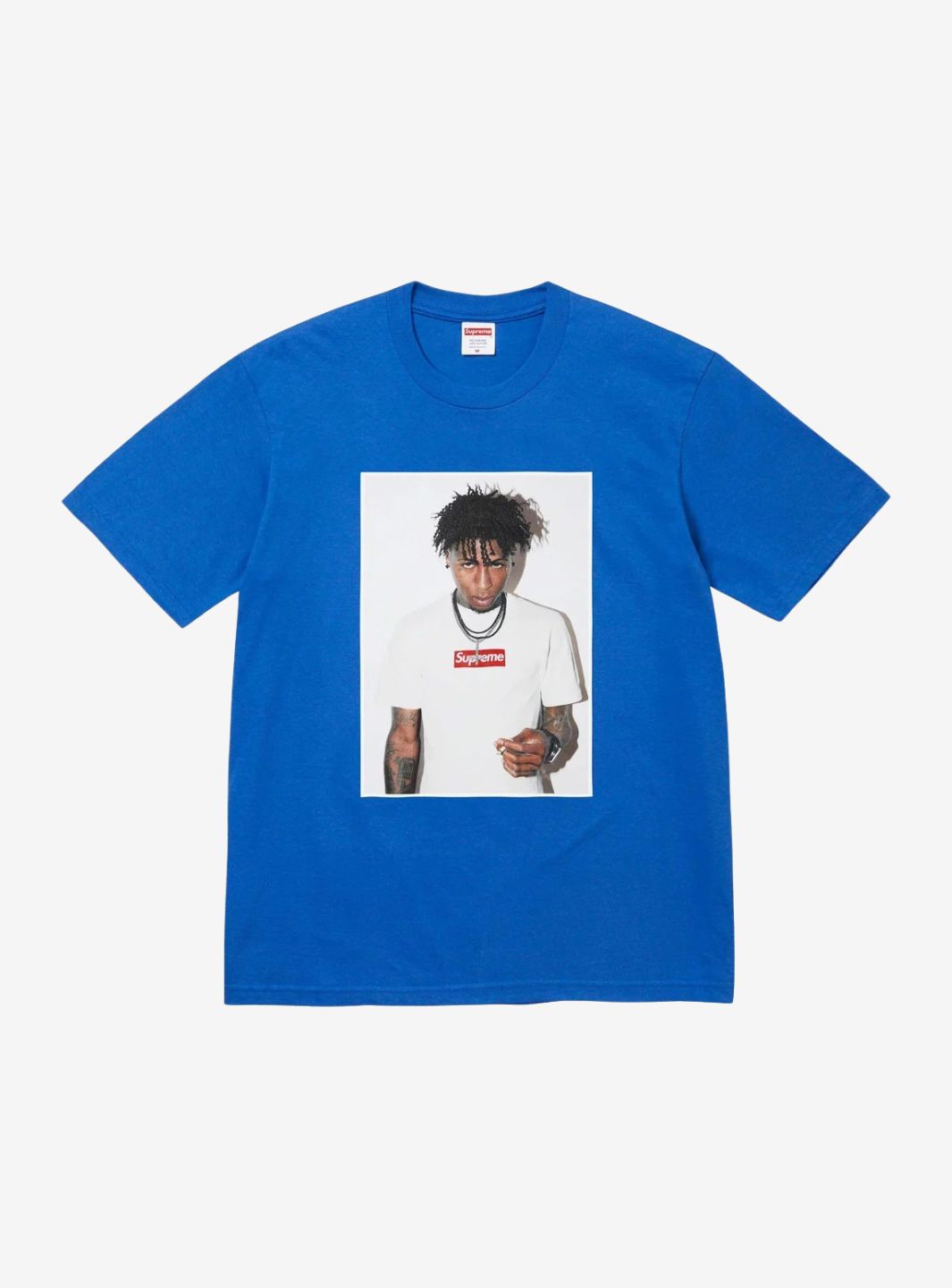SUPREME NBA YOUNGBOY T-SHIRT ROYAL - View 1