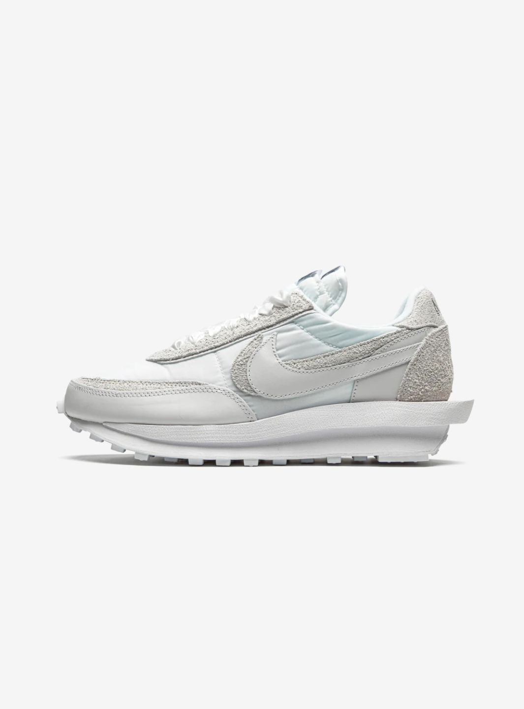 NIKE LD WAFFLE SACAI WHITE NYLON - View 1