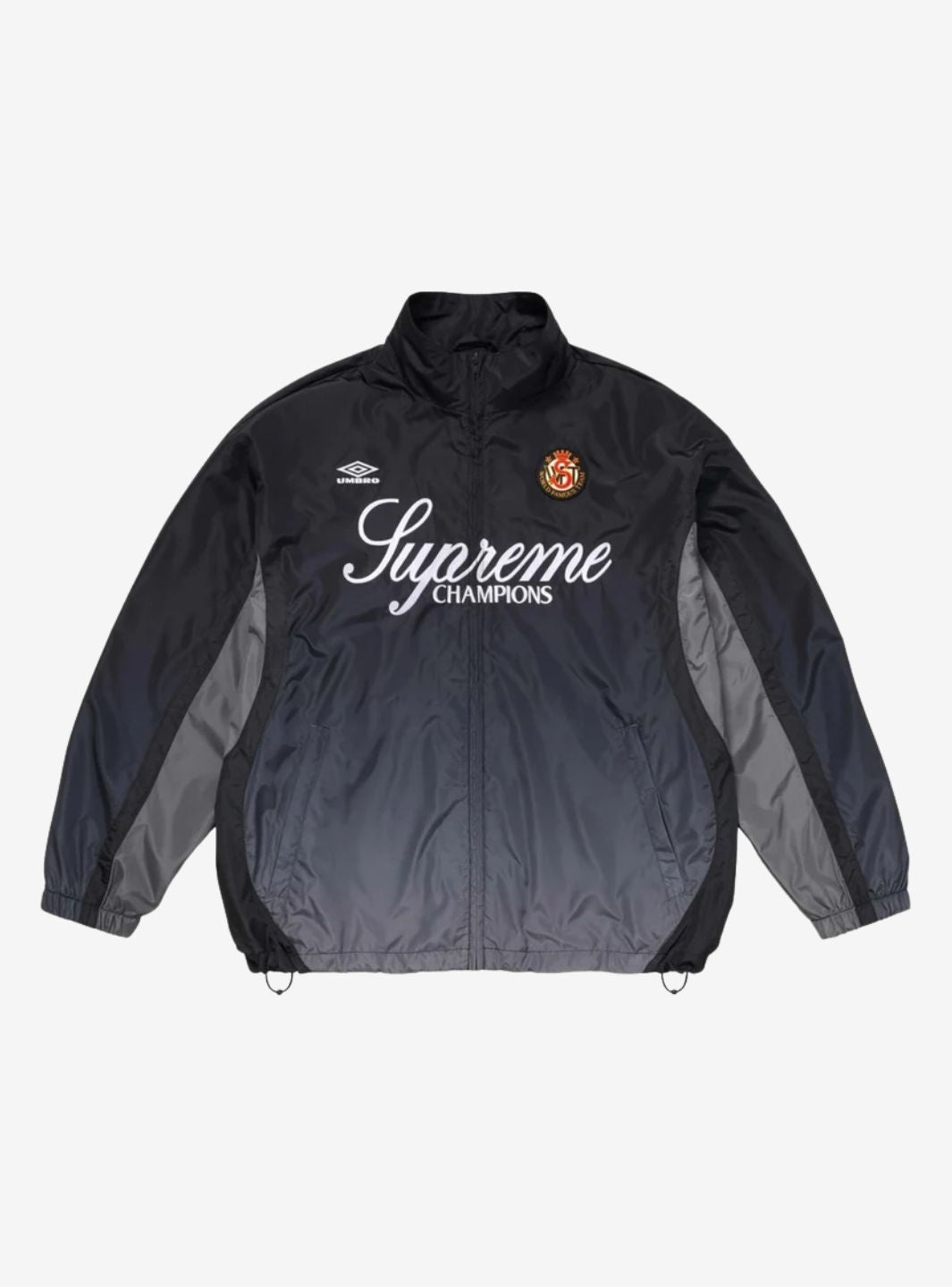 SUPREME UMBRO GRADIENT TRACK JACKET BLACK - View 1