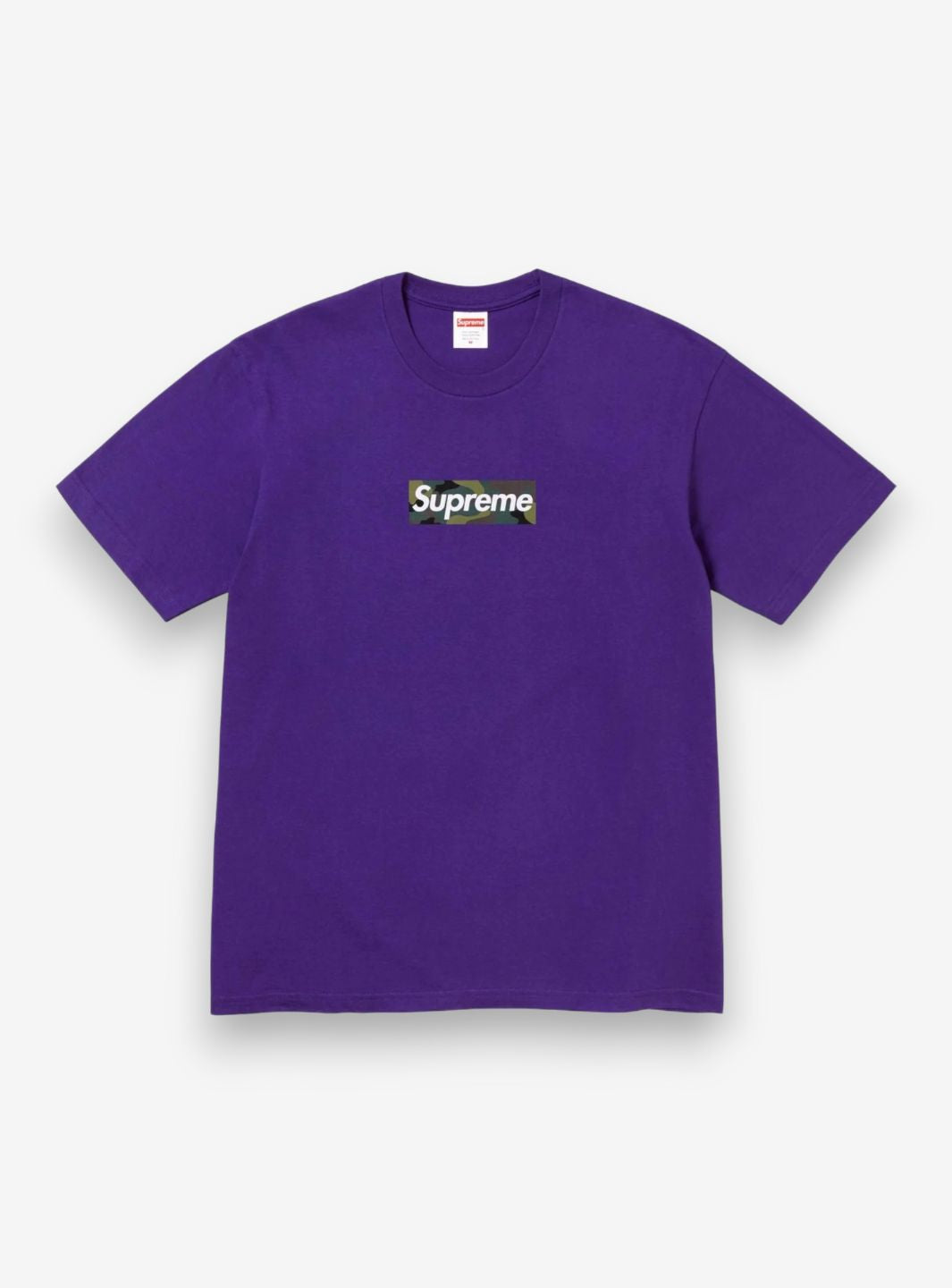 SUPREME BOX LOGO T-SHIRT PURPLE (FW23) - View 1
