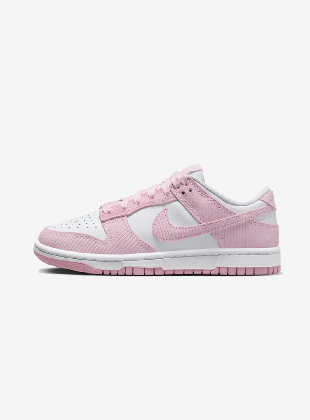 NIKE DUNK LOW PINK CORDUROY (W) - View 1