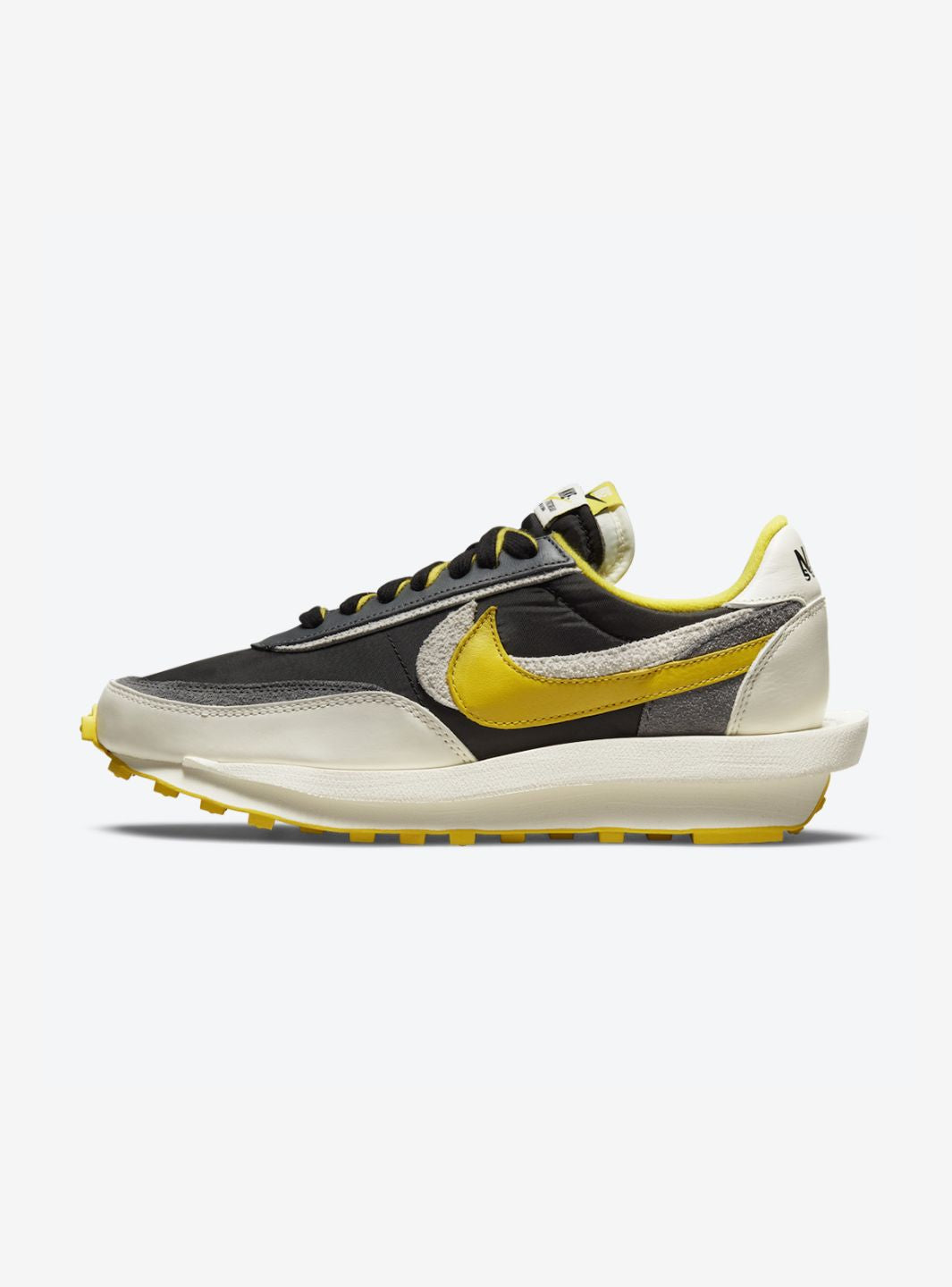 NIKE LD WAFFLE SACAI UNDERCOVER BLACK BRIGHT CITRON - View 1