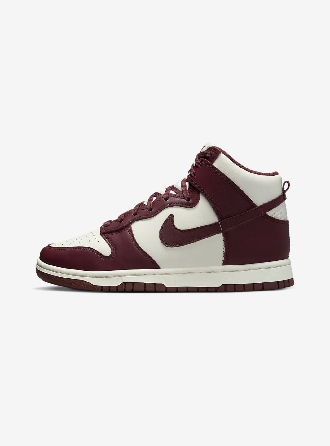 NIKE DUNK HIGH BURGUNDY CRUSH - View 1
