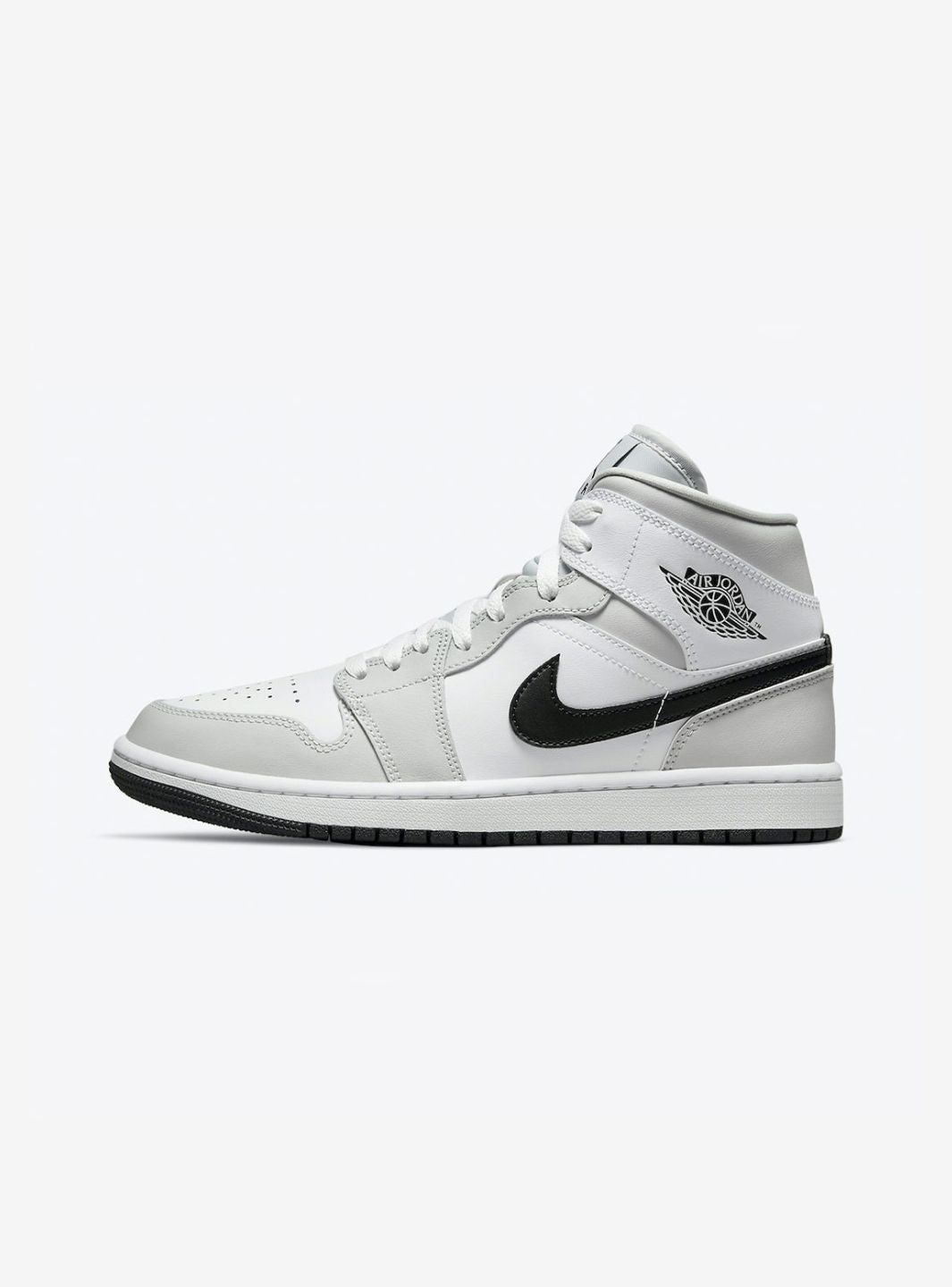 AIR JORDAN 1 MID LIGHT SMOKE GREY - View 1