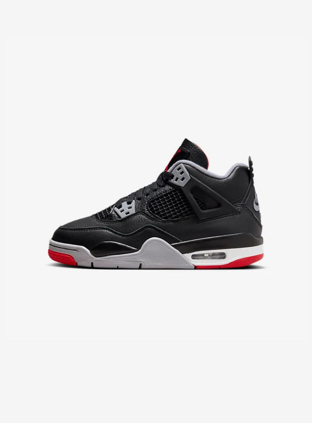 AIR JORDAN 4 RETRO BRED REIMAGINED (GS) - View 1
