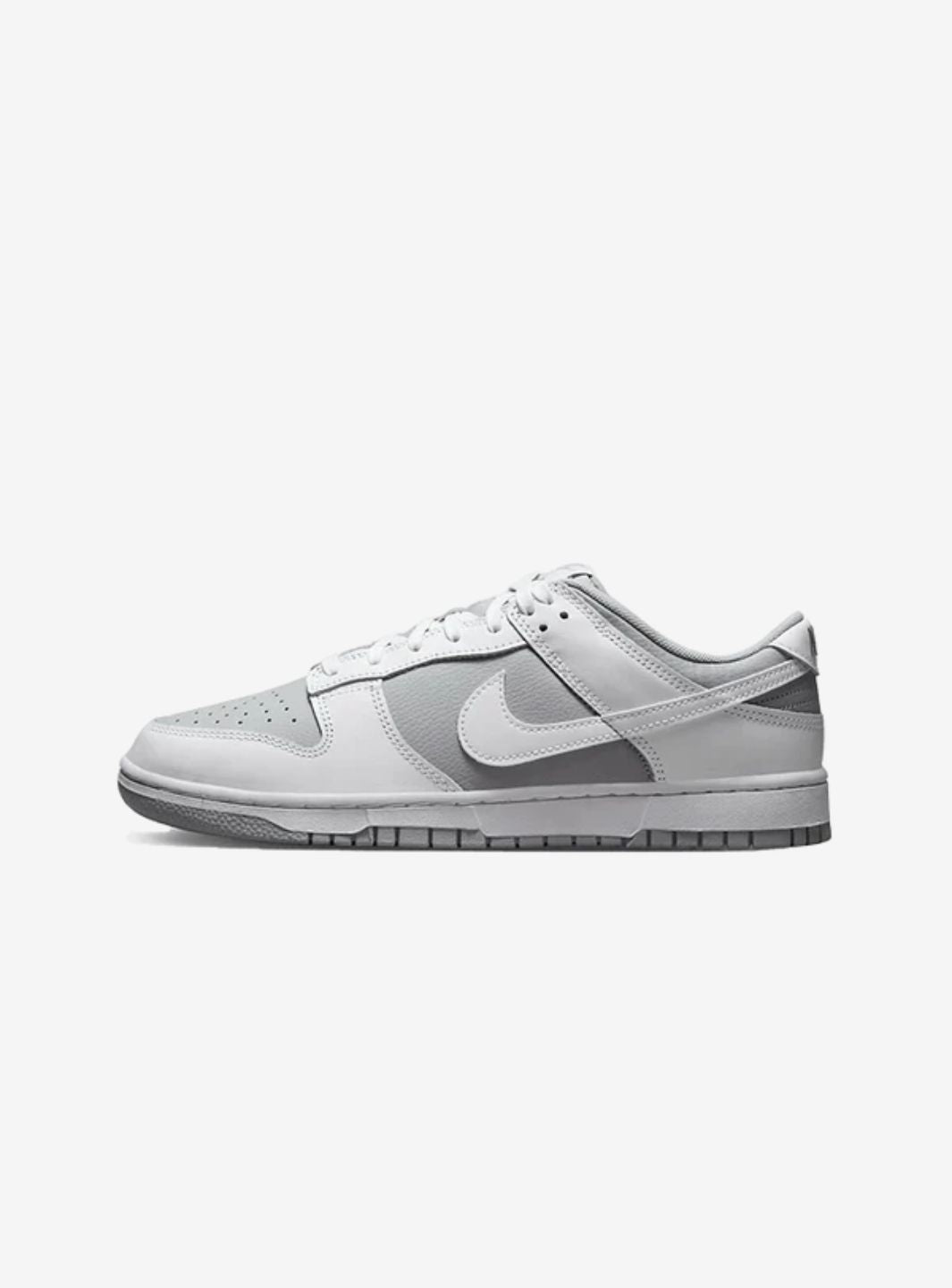 NIKE DUNK LOW RETRO WHITE GREY - View 1