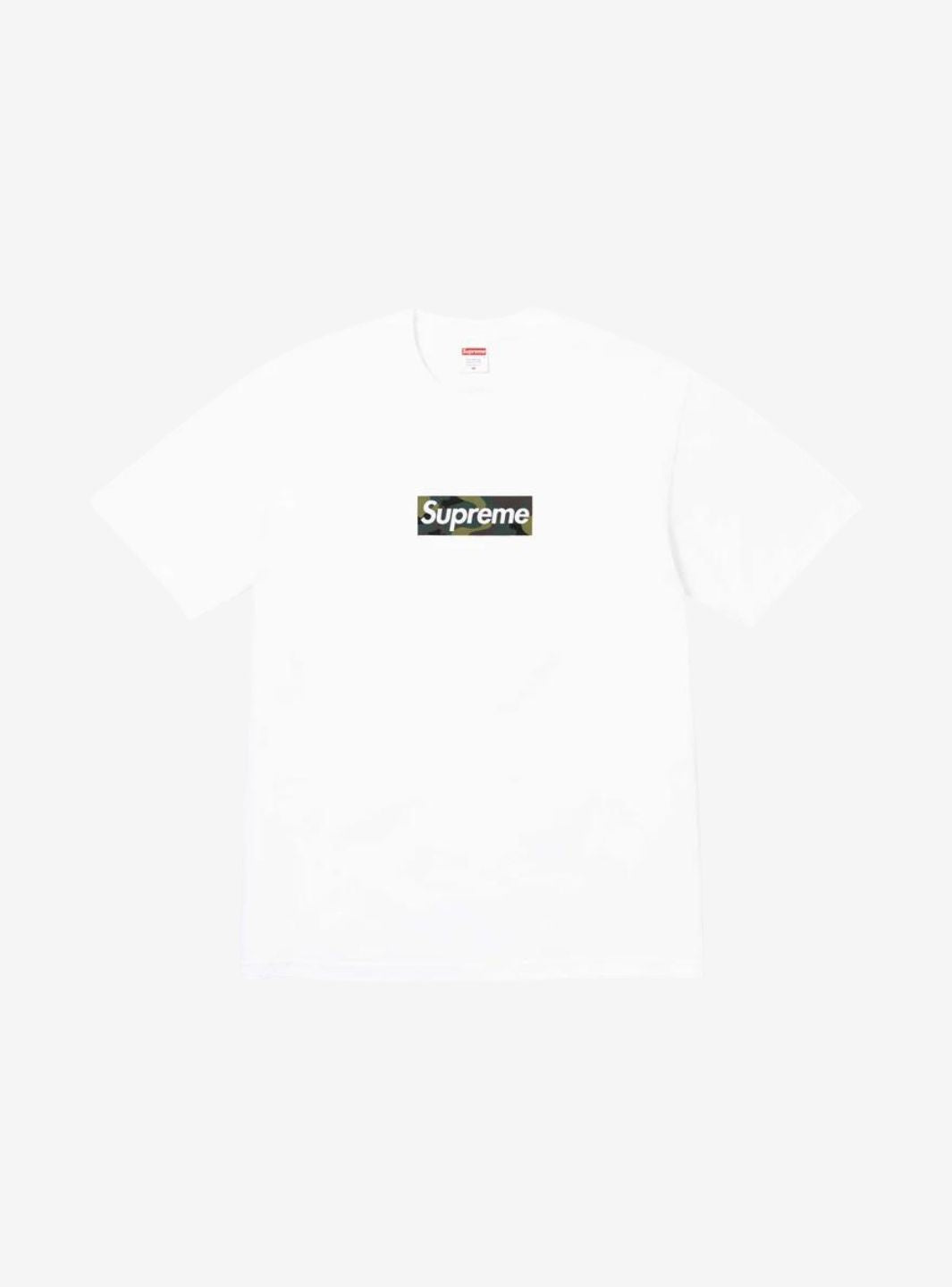 SUPREME BOX LOGO T-SHIRT WHITE (FW23) - View 1