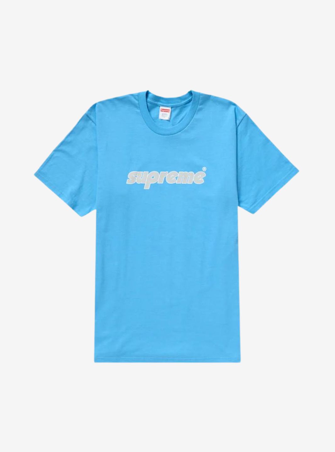 SUPREME PINLINE T-SHIRT BRIGHT BLUE - View 1