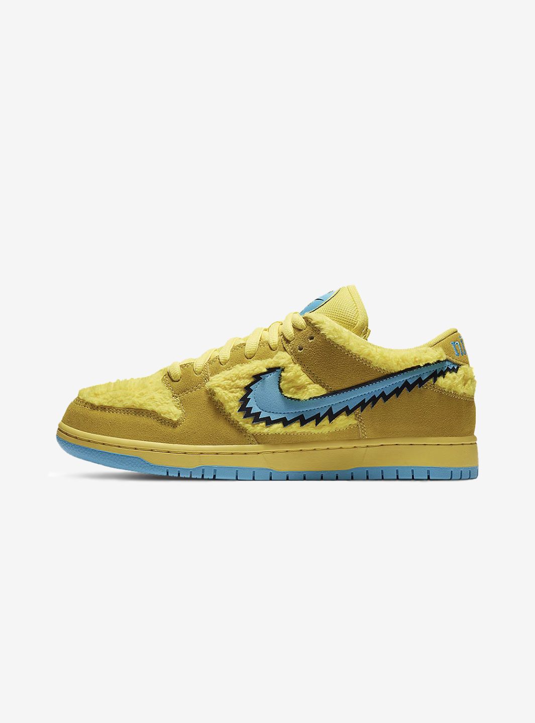 NIKE SB DUNK LOW GRATEFUL DEAD BEARS OPTI YELLOW - View 1
