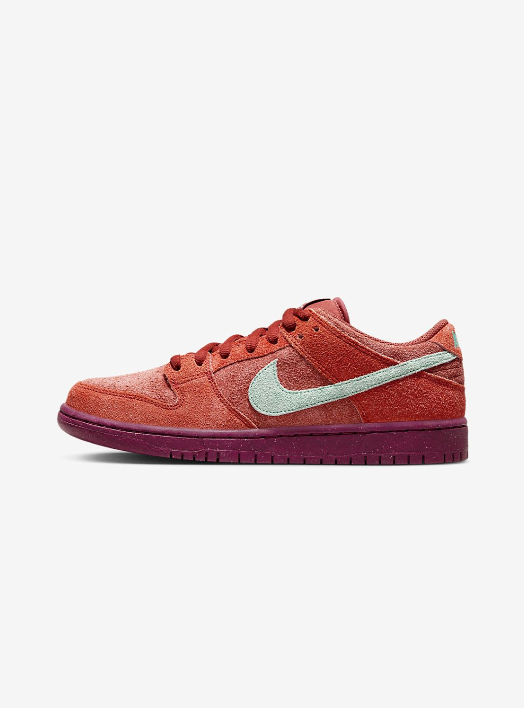 NIKE SB DUNK LOW MYSTIC RED ROSEWOOD - View 1