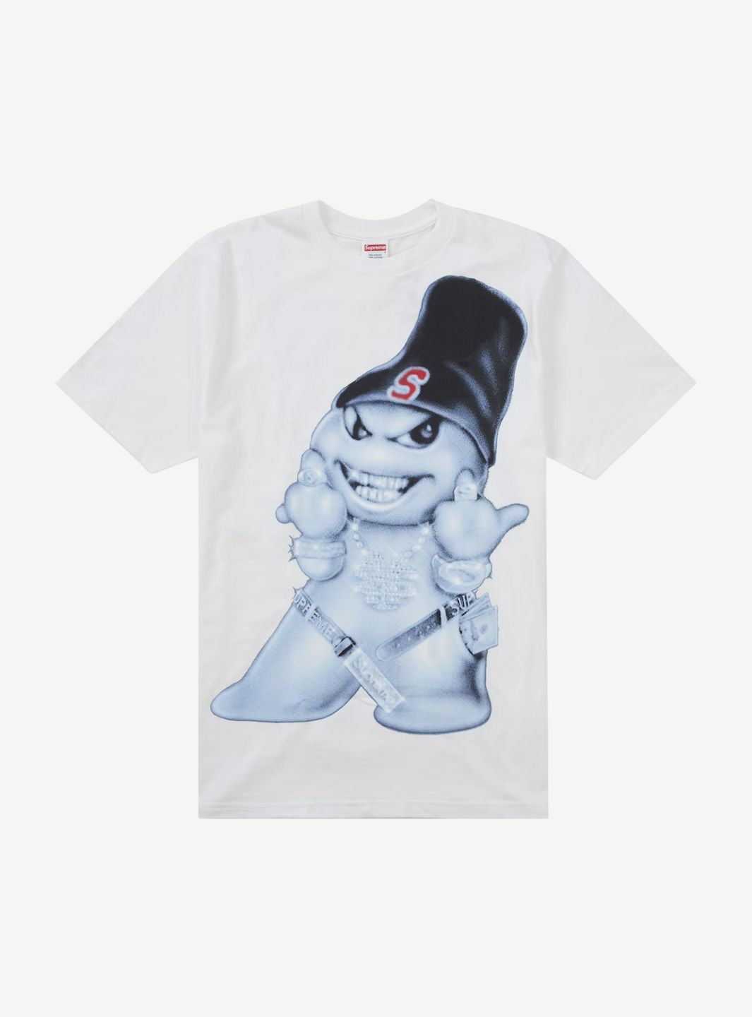 SUPREME SNOWMAN T-SHIRT WHITE - View 1