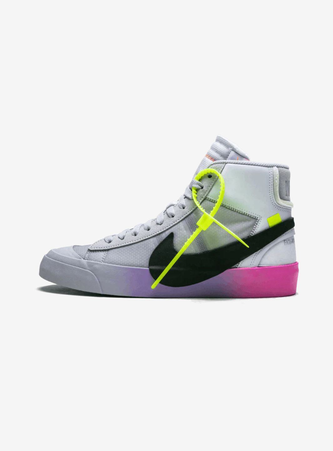 NIKE BLAZER MID OFF-WHITE WOLF GREY SERENA QUEEN - View 1