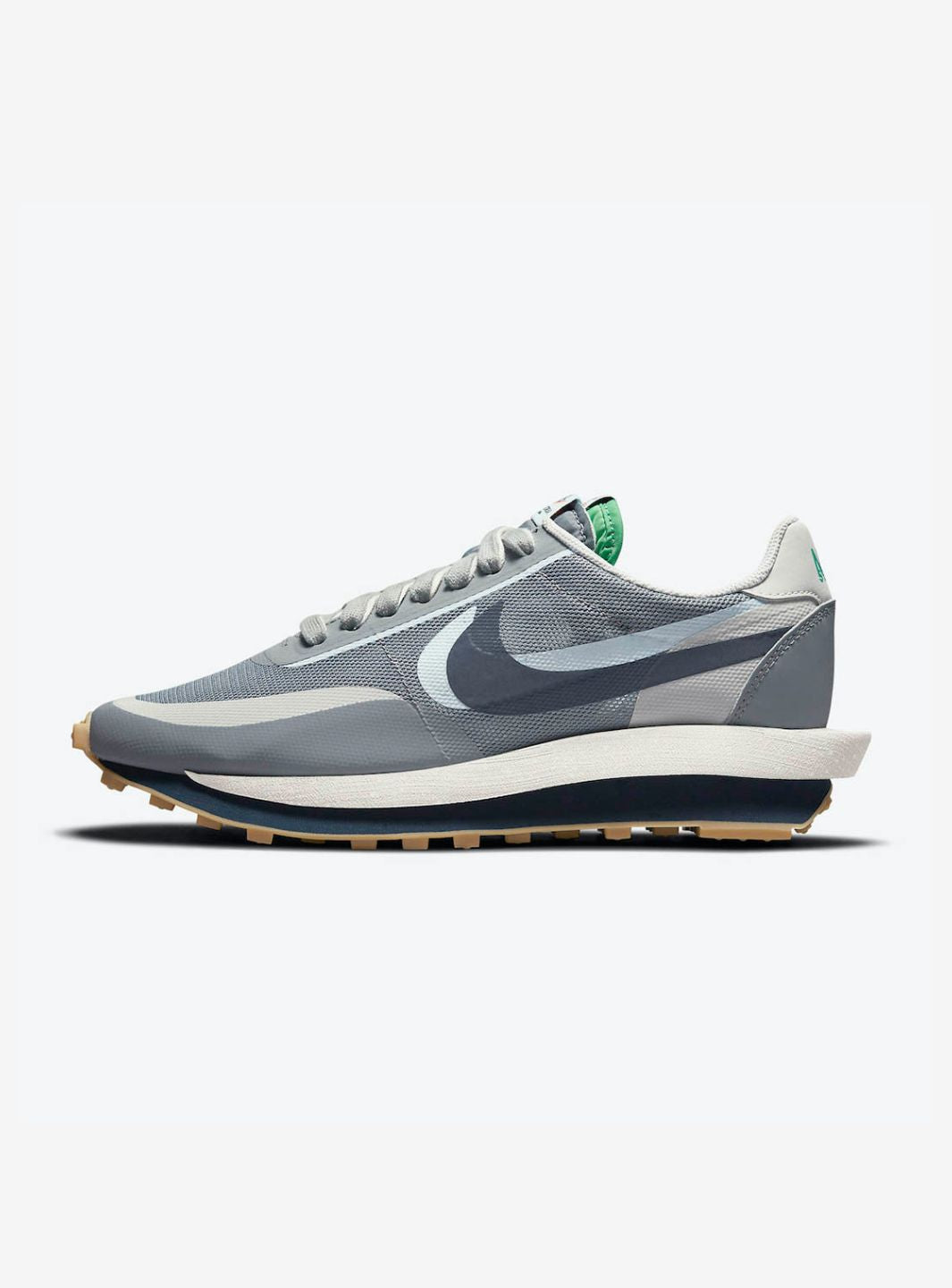 NIKE LD WAFFLE SACAI CLOT KISS OF DEATH 2 COOL GREY - View 1