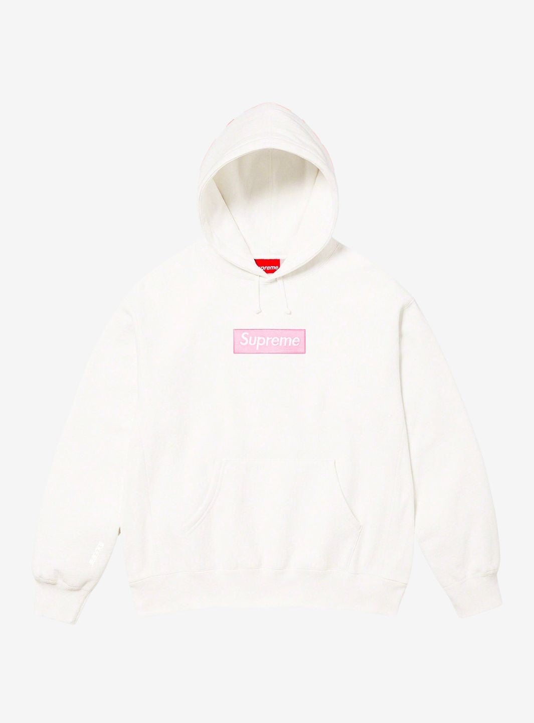 SUPREME BOX LOGO HOODED SWEATSHIRT WHITE (FW25) - View 1