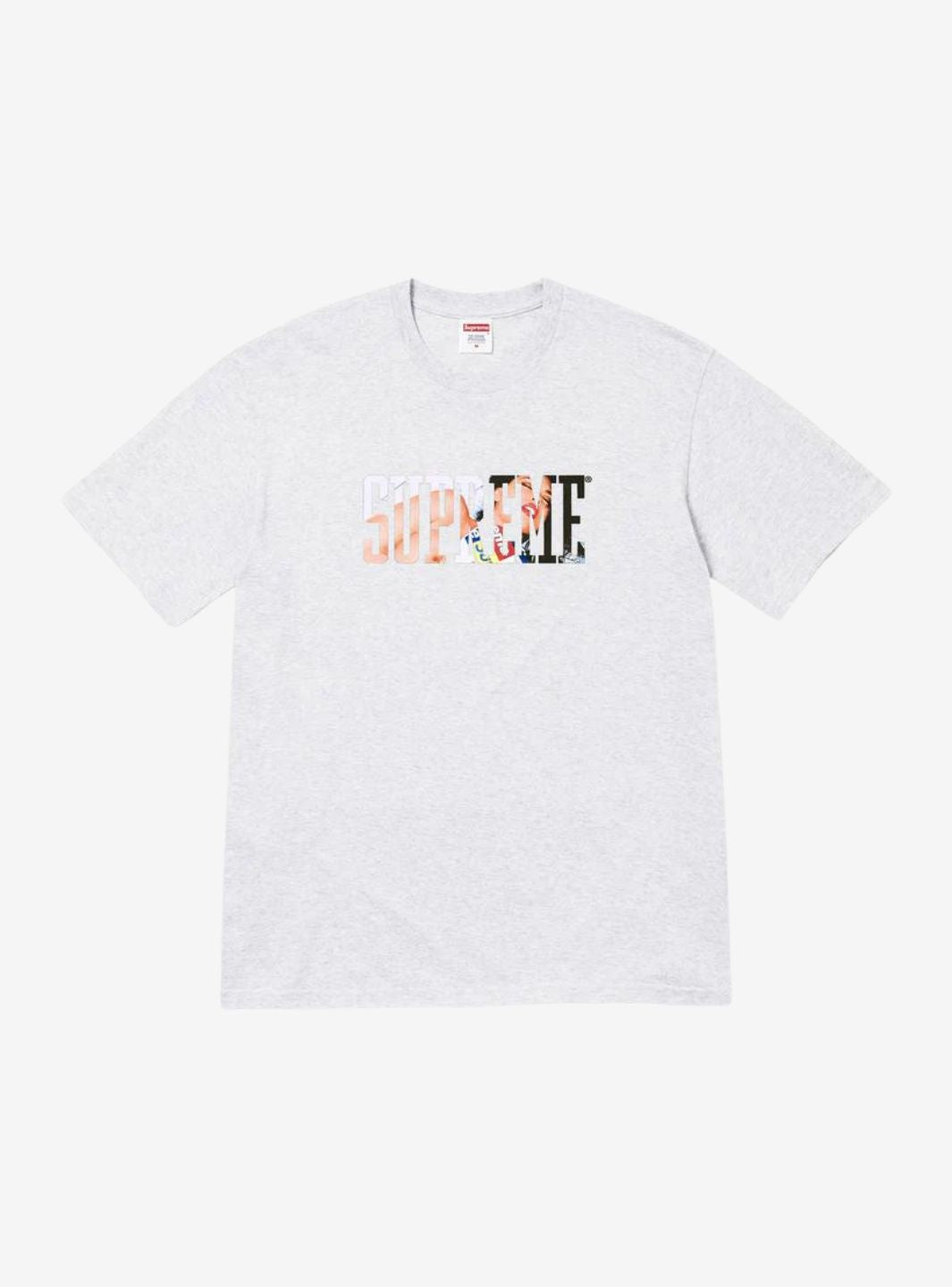 SUPREME TERA PATRICK COLLEGIATE T-SHIRT ASH GREY - View 1