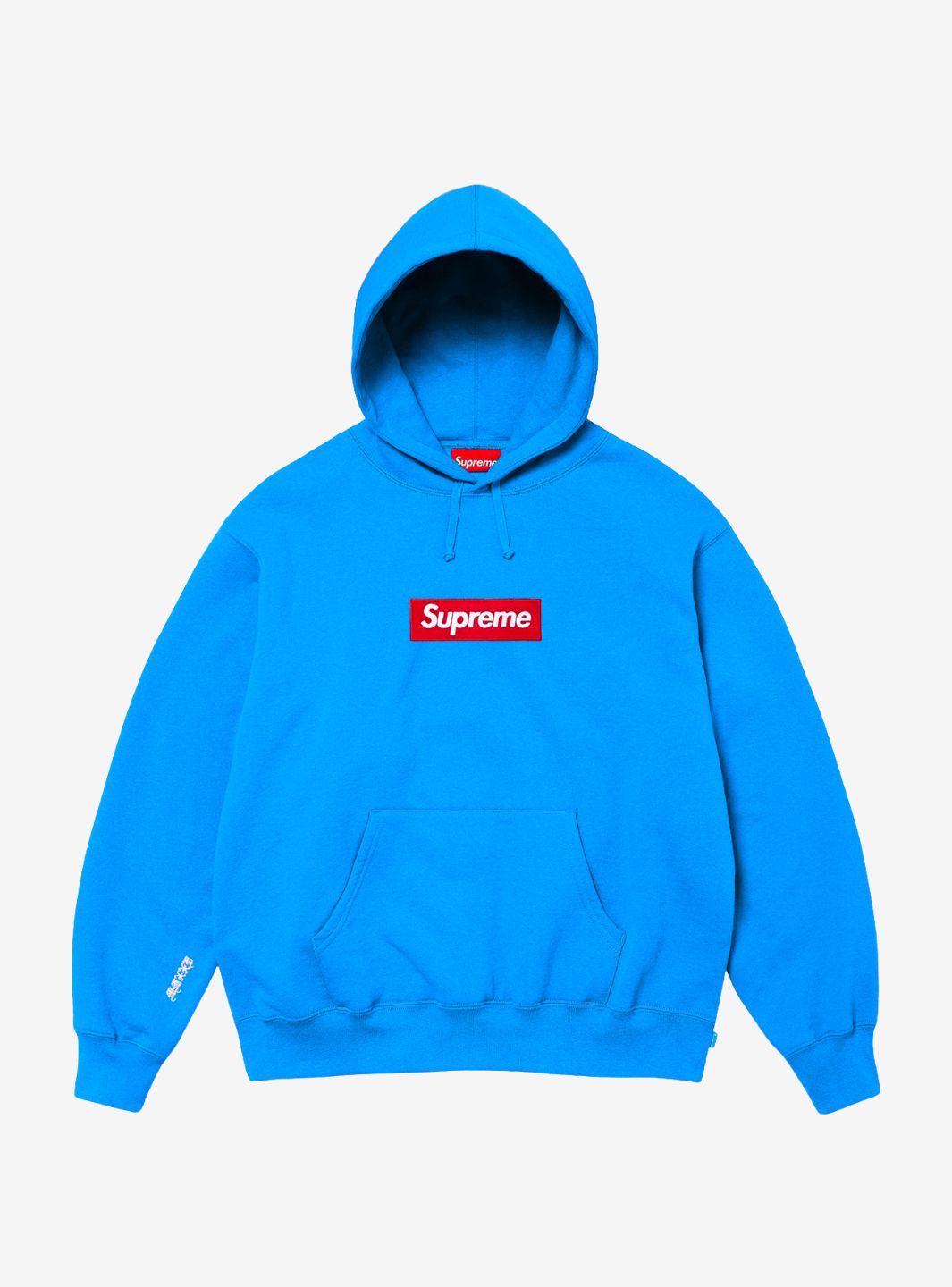 SUPREME BOX LOGO HOODED SWEATSHIRT CYAN (FW25) - View 1