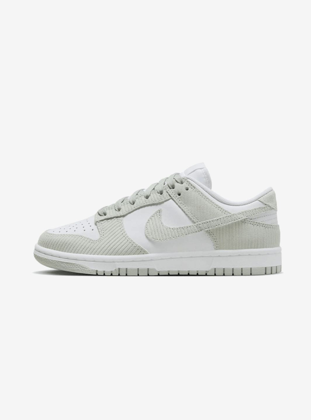 NIKE DUNK LOW GREY LIGHT SILVER CORDUROY (W) - View 1